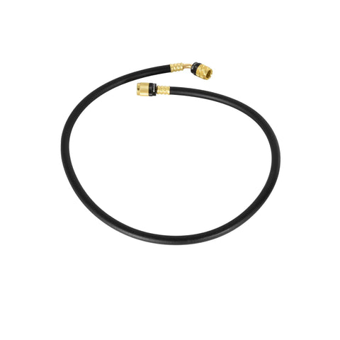 36 Inch Easy Seal Hvac Refrigerant Charging Hose With 1 4 And 5 16 Sae Fittings No Sweat Leak Block Smooth Swivel Neck For Mini Split Ac Fixing And Tight Squeeze Service Runs