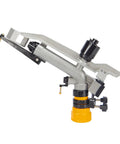 Beefy 1.5 Inch Aluminum Farm Sprinkler System With 360 Degree Adjustable Impact Sprinkler And Nozzle Set side view