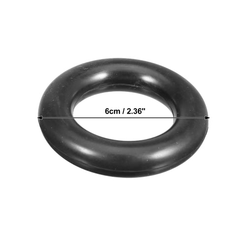 Upgrade Your Ride With This Super Cool Universal Muffler Exhaust Hanger Bushing Kit. These 60mm O-Ring Rubber Grommets Fix Loose Noise And Vibration For A Smoother Drive On Any Car Today. black 60mm rubber exhaust hanger bushing ring, 35mm hole