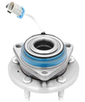 1-Pack Front Wheel Hub Bearing Assembly for 4-Wheel ABS Models shown with ABS sensor cable, fits Buick Cadillac Chevrolet Oldsmobile Pontiac Saturn