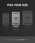 Size chart for Heavy Duty Tactical Nylon Belt With Aluminum Buckle For Men And Women Adjustable Everyday Carry Belt