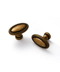Five Pack Antique Brass Cabinet Knobs And Vintage Drawer Pulls Zinc Alloy Hardware For Kitchen Cupboards And Dressers Old School Rustic