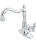 All American Single Handle Bathroom Faucet With Push Pop Up And Cover Plate In Polished Chrome No Drip Solid Brass Construction Ceramic Disc
