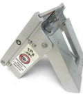 Patented Versatile Combo Tilt Trim And Jack Plate Featuring Hydraulic Remote Pump For Heavy Duty Boat Setup, aluminum design, visible angle.