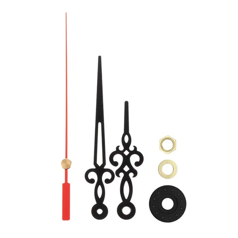 HR1688 Quartz Clock Movement Replacement Kit hands and components for DIY wall clocks, including silent pendulum and swing parts.