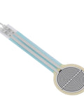 FSR402 Thin Film Pressure Sensor For Arduino And DIY Projects, Force Sensitive Resistor 0g To 10kg Range, Long Tail Flexible Cable, Easy Hookup For Precise Force Measurement In Industrial And Hobby Kits, round sensing pad