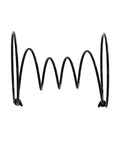 Top Notch Five Inch Upholstery Coil Springs For Sofa And Chair Repair Pack Of 10 Heavy Duty Steel Springs shown from side view.