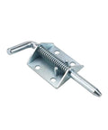 Hidden Hinge Industrial Spring Buckle Made From 304 Stainless Steel One Piece Built To Last Heavy Duty Cabinet Door Hardware For Furniture Corrosion Resistant Stainless Steel Construction, close-up view