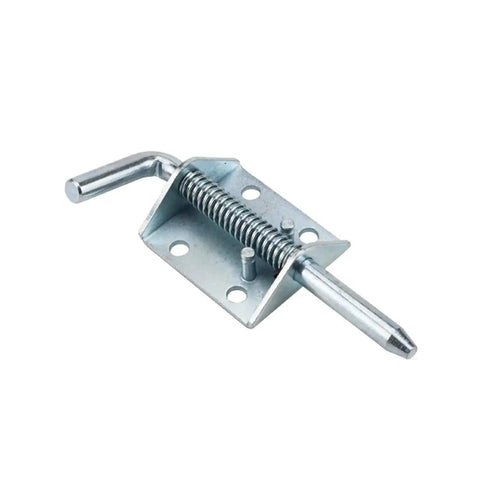 Hidden Hinge Industrial Spring Buckle Made From 304 Stainless Steel One Piece Built To Last Heavy Duty Cabinet Door Hardware For Furniture Corrosion Resistant Stainless Steel Construction, close-up view