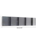 Five Step Calibration Block For Thickness Gauge 0.1 To 0.5 Inches Calibrates Thickness And Linearity Portable Carbon Steel Tool