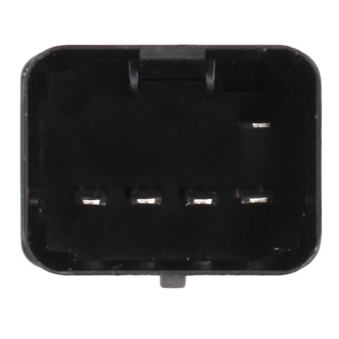 Toyota AC System Push Button Switch Plug-and-Play Replacement Fits Toyota Pickup 1989-1995, T100 1993-1998, Tacoma 1995-2000, 4Runner 1995-1997, RAV4 1996-2000 951017 black plastic connector back view