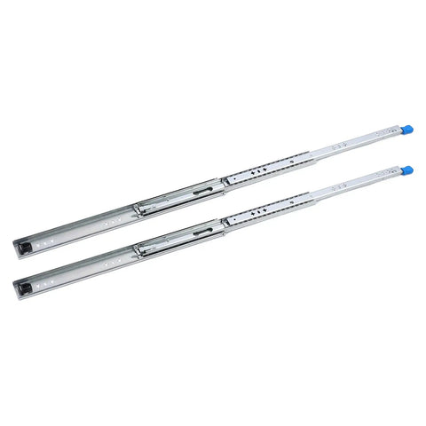 12 Inch Locking Drawer Slides Heavy Duty Full Extension Detachable Rails Up To 265 Lbs For Cabinets RVs And Trucks With Ball Bearing Smooth Operation And Rugged Galvanized Steel Construction, pair shown