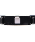 Top Shelf Pushbutton Contact Block 1No 1Nc Screw Terminal Mount Black Heavy Duty E22B11 side view with compact housing.