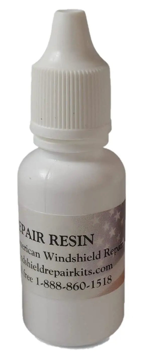 Resin For Windshield Chip Repair, UV Curable Glass Rock Chip Fix, 15ml Bottle, Built In Dropper, Repair Resin Bottle