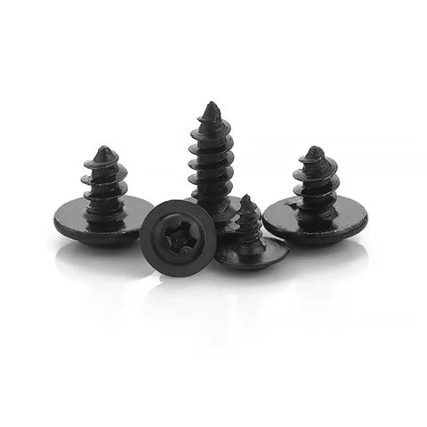 340-Piece Cross Head Self-Tapping Screws Kit With Washers, Carbon Steel M3 M3.5 M4, Phillips Drive, Round Pan Head