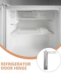 Stainless Steel Freezer Door Hinges Replacement Parts For Fridge Doors Heavy Duty Easy Install Smooth Open And Close