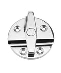316 Stainless Steel Boat Door Catch Latch 55mm Round Twist Lock For Boats And Outdoor Cabinets Saltwater Ready Corrosion Resistant