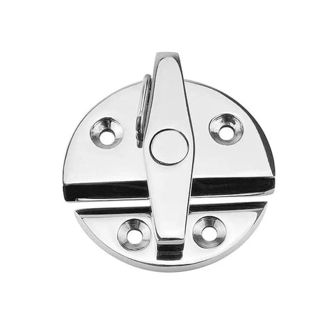 316 Stainless Steel Boat Door Catch Latch 55mm Round Twist Lock For Boats And Outdoor Cabinets Saltwater Ready Corrosion Resistant