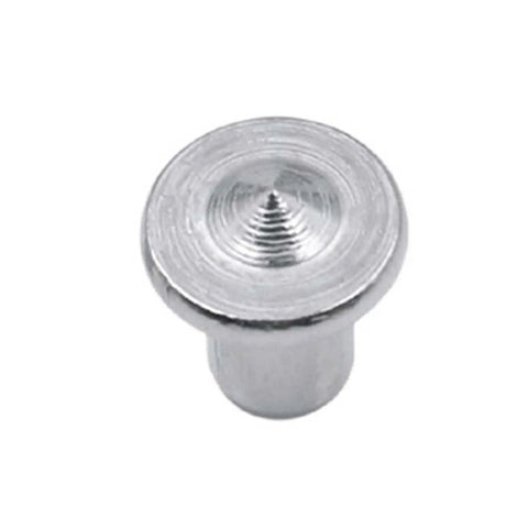 Close-up of a single Pro Grade Dowel Alignment Pins Set, 10 Piece Steel Center Dowels In 6mm 8mm 10mm 12mm, Heavy Duty Silver