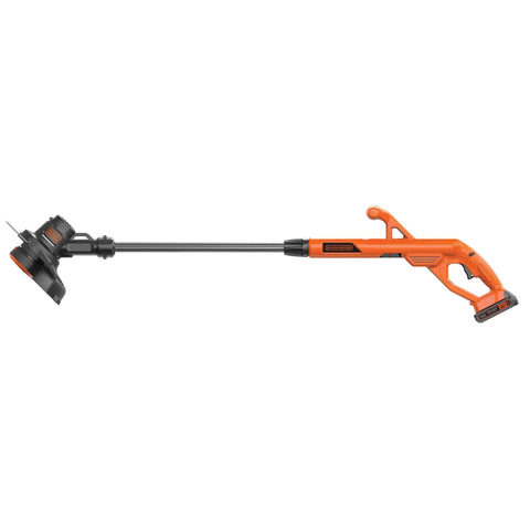 Cordless 20V Max String Trimmer And Edger With 10 Inch Cutting Width Automatic Feed Spool For No Fuss Lines Ergonomic Lightweight Design Battery And Charger Included Easily Switch From Trimming To Edging