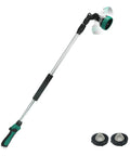 Telescoping Watering Wand For Garden Hose 36 To 54 Inch Adjustable Reach 10 Spray Patterns Heavy Duty Nozzle in green