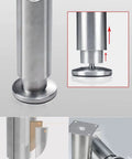 Adjustable Stainless Steel Furniture Legs Set Of 4 Built To Last Table Legs, stainless steel, adjustable height demonstration