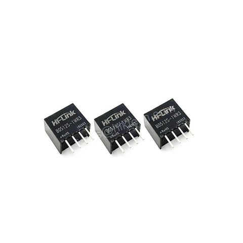 Top Shelf Plug And Play DC To DC Isolated Power Converter 5V Input To 12V Output 1W 83mA Switching Module set of three black modules
