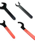 Heavy Duty ER Collet Chuck Wrench Key For CNC Milling And Lathe Tools With Precision Spanner Grip displayed in multiple angles.