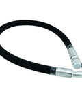 Premium Bulletproof Heavy Duty Replacement Hose For Screw Air Compressor Motor 42858233 flexible tubing with silver fittings.