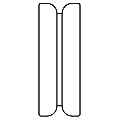 Diagram of Signature Series Bead Roller Groove Die For Metal Fabrication With Wear-Resistant Nylon Groove Roll Die Fits Eastwood Motorized Rollers 20622