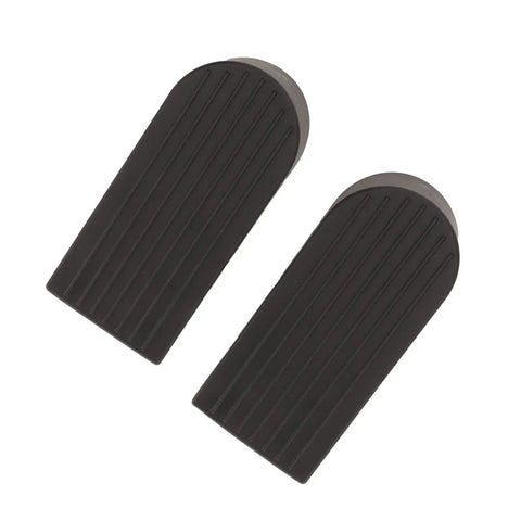 Flexible Durable Door Stopper For Bottom Of Door Black Large Anti Slip Skid Resistant Wearproof Floor Protection Quiet Collision Free Security Stop