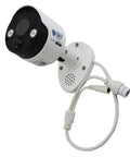 8MP 4K IP PoE Spotlight Bullet Security Camera With 3.6mm Fixed Lens, Two Way Audio, Full Time Color Night Vision, and Crisp Details