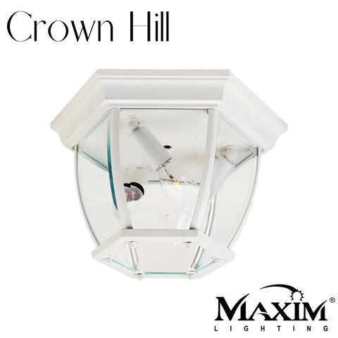 Three Light Ceiling Fixture In White Finish With Clear Glass Shade Early American Style Ceiling Light For Hallways Bedrooms And Living Areas With A Classic Retro Vibe And Durable Build 1029WT