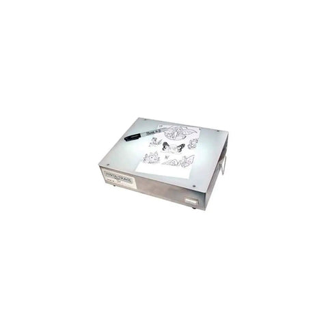 Porta-Trace LED Light Box 10x12 Inch with 5 LED Modules Stainless Steel Frame displaying art sketches