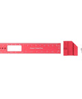 6 Inch Woodworking Ruler With Adjustable Sliding Stop, Aluminum Alloy Pocket Ruler With Engraved Scales highlighting ruler parts and stop