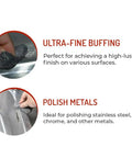 Fine 0000 Steel Wool Pads 16 Pack For Buffing Polishing Matte Finish Transformations DIY Friendly Metal Polish On Stainless Steel