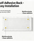 Solid White 3D Foam Wall Protectors, Rad Sound Blocking Acoustic Bed Backers, Soft Anti Collision Safety Pads, Chill Vibe Room Padding For Kids Playrooms And Bedrooms, Hassle Free Game Changer Setup with self-adhesive back.