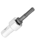 Heavy Duty Earth Auger Drill Bit Adapter For Electric Drills With Round Shank 200mm 2 Pit 2 Slot Connector Arbor