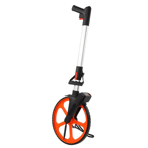 Heavy Duty Digital Measuring Wheel With Quick Brake And Tap To Reset Zero, Solid Aluminum Alloy Walking Tape Measure Roller for Land Survey.