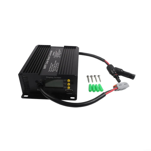 Super Sick 1000W Solar Charge Controller Runs 48V 60V 72V Electric Scooter Batteries Without A Sweat, compact design with display screen.