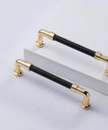 12 Pack 5 Inch Arch Cabinet Pulls In Gold And Black Zinc Alloy And Aluminum Handles For Cabinets And Drawers Dope Look Durable Commercial Grade Hardware