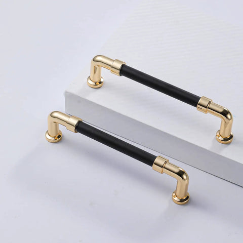 12 Pack 5 Inch Arch Cabinet Pulls In Gold And Black Zinc Alloy And Aluminum Handles For Cabinets And Drawers Dope Look Durable Commercial Grade Hardware