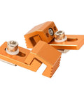 Heavy Duty Low Profile T Track Clamping System For 3018 Router Engraver Accessories 2 Pack High Strength Aluminum Clamp For Secure Woodworking Metalworking And Model Making Projects, orange aluminum clamps