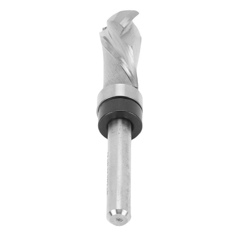 Extra Long Compression Flush Trim Router Bit With Top Bearing For Ultimate Woodworking Precision, 1/4 Inch Shank And 1/2 Inch Cutting Dia