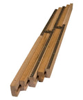 Heavy Duty Wooden Table Extension Slides For Big Boy Dining Tables Smooth Gliding Track Pair Fits Up To Eighty Inch Tops shown side view.