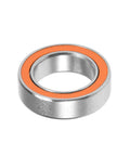 Close-up of a ceramic S688 ball bearing with orange seal, 8x16x5 mm
