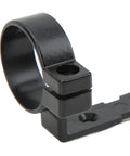 Close-up of Electric Bike LCD Display Holder Bracket with Screws for rugged rides, showing black circular mount detail.