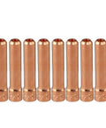 Pack of 10 TIG Stubby Collets 3/32 Inch and 2.4mm Orifice for PTA DB SR WP 17 18 26 TIG Welding Torch, precision fit brass bodies