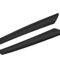Windshield A-pillar trim molding set (2 pcs), black, for Kia Soul 2010–2013, front outer left and right
