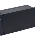 IP65 Waterproof Project Box For DIY Electronics Gear In ABS Plastic Enclosure With Fixed Ear, black front view